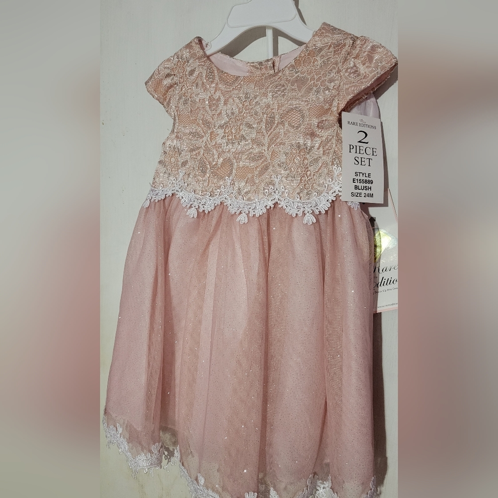 Rare Editions Blush Dress